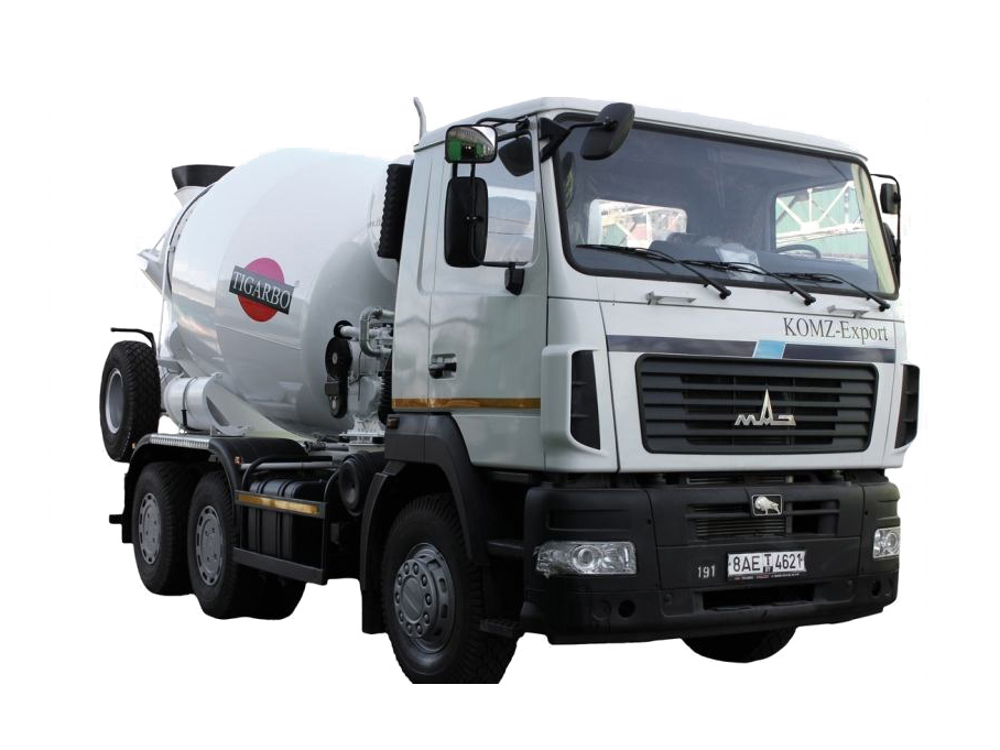 Автобетоносмеситель Тигарбо (АБС-9) 9DA на шасси МАЗ-6312С5